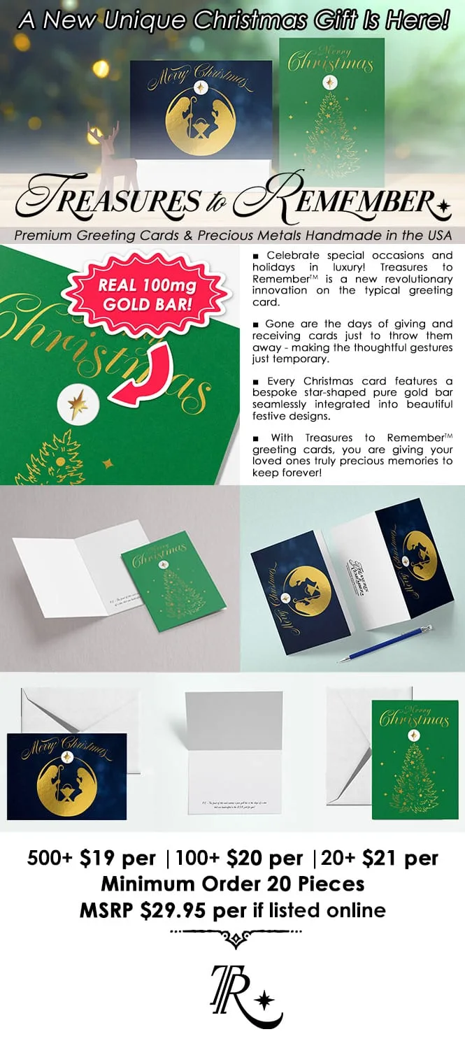 Wholesale sell sheet for the Christmas range, pairing product mockups with feature bullets and volume pricing tiers
